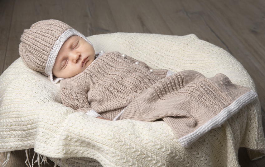 Vauvan Alva takki, myssy ja unipussi | Viking Garn 1608-4 ohje