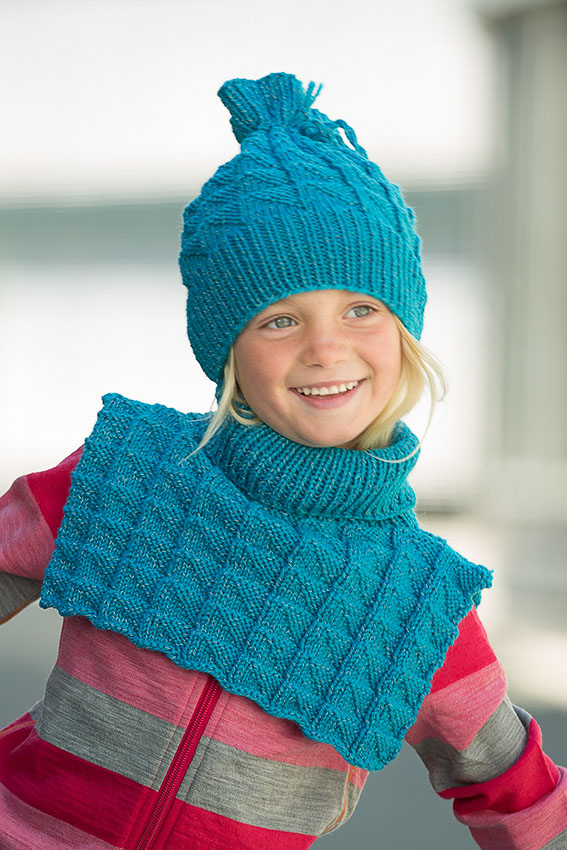 [Y7360029] Lapsen kauluri ja myssy | Viking Garn 1711-19 ohje