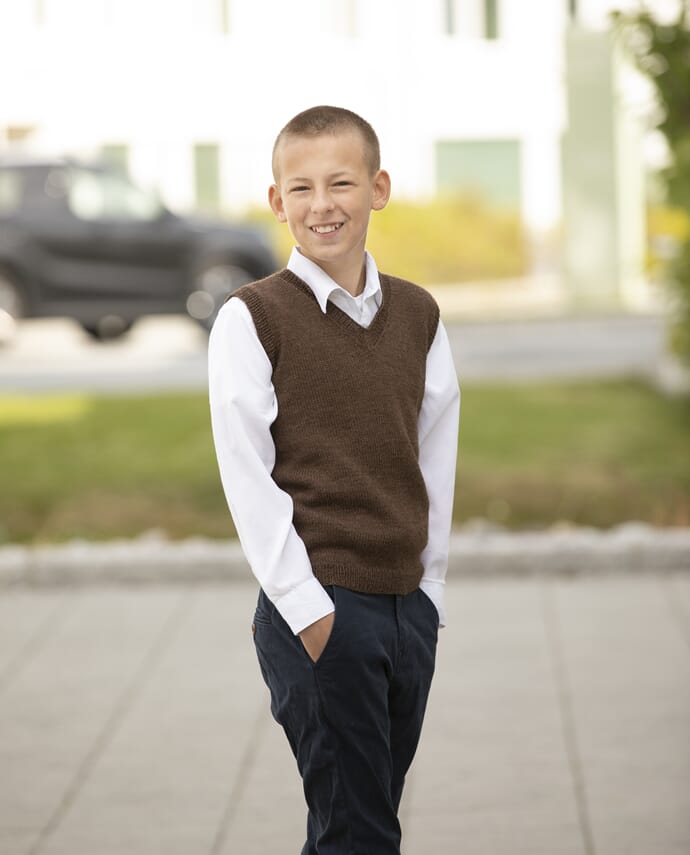 [Y7360038] Lapsen Tjommi neuleliivi | Viking Garn 2129-5 ohje