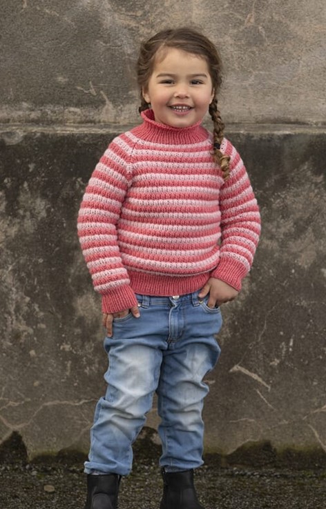 Lapsen Chili raglanpusero | Viking Garn 2116-2 ohje