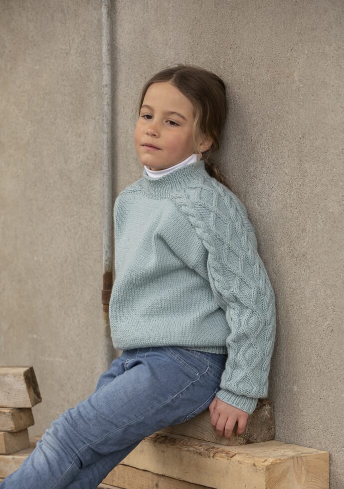 Lapsen Salt palmikkopusero | Viking Garn 2116-6 ohje