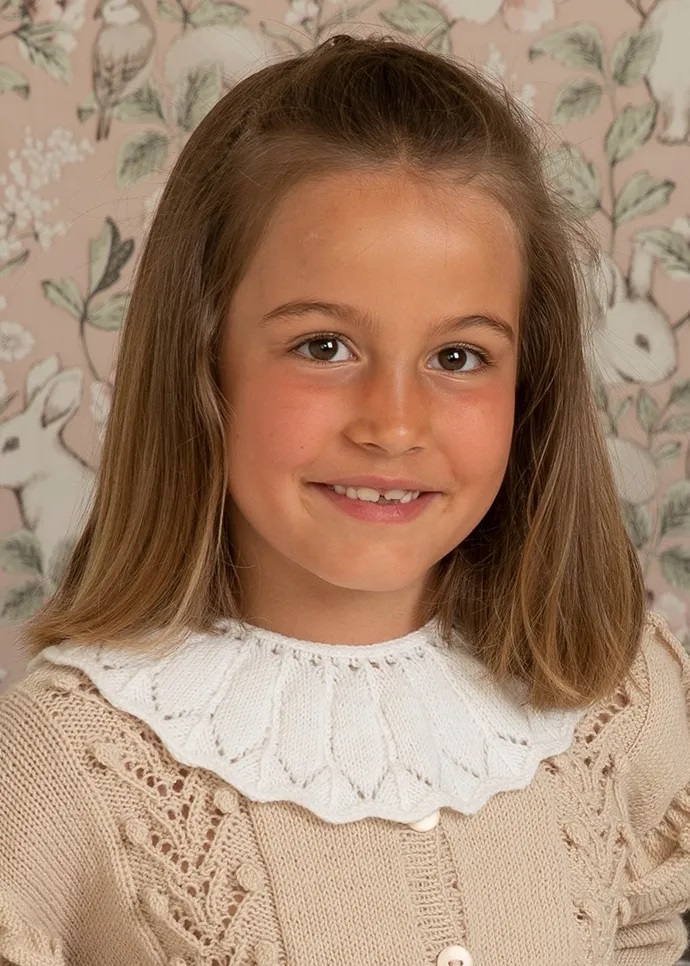 Lapsen Blonde pitsikaulus | Viking Garn 2225-7 ohje