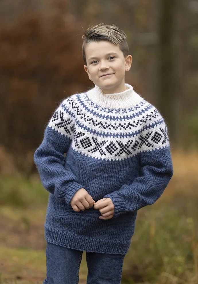 Lapsen Miranda kaarrokeneule | Viking Garn 2302-9 ohje