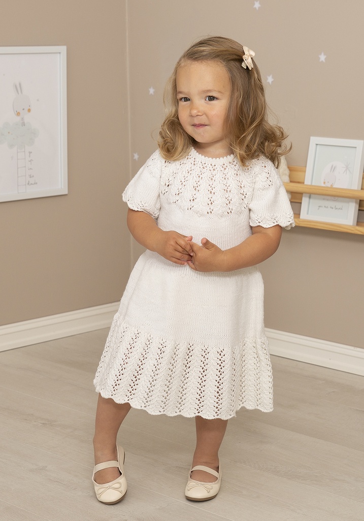 [Y7360074] Lapsen Miona pitsineulemekko | Viking Garn 2235-3 ohje
