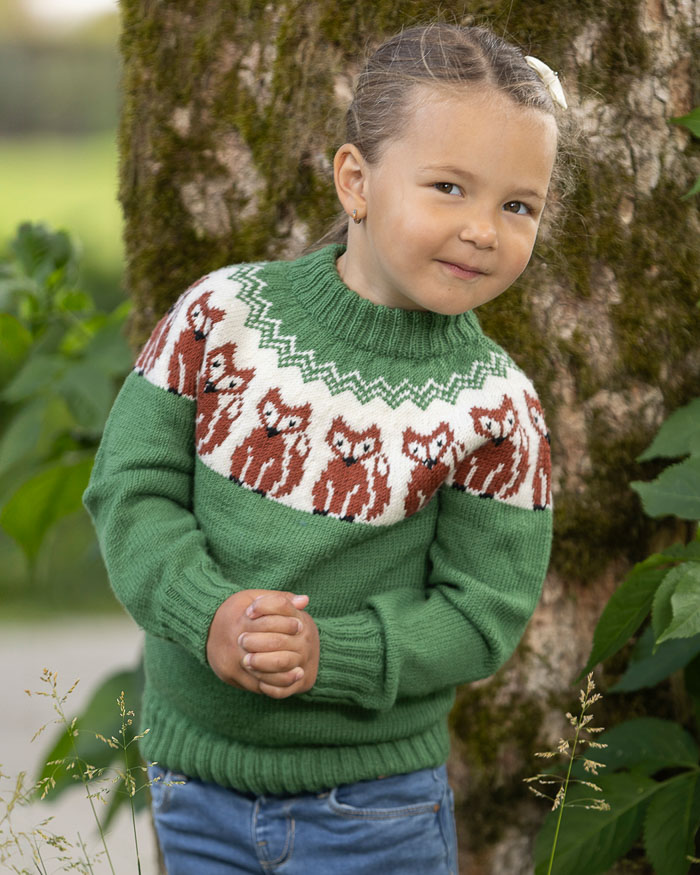 Lasten Mikkel kirjokaarrokepaita | Viking Garn 2424-8 ohje