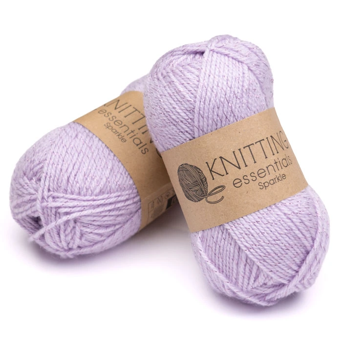 Knitting essentials Sparkle 50g liila