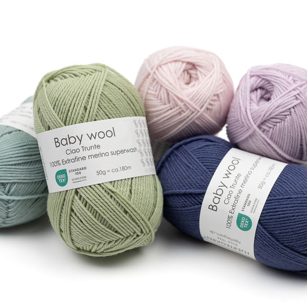 Baby Wool / Ciao Trunte 50g Hjertegarn