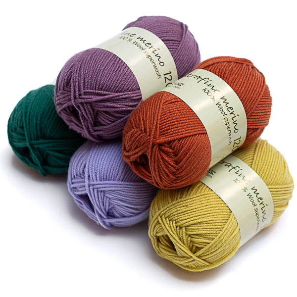 [HE12] Extrafine Merino 120m 50g Hjertegarn