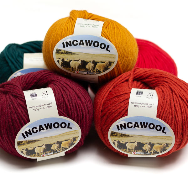 Incawool 100g Hjertegarn