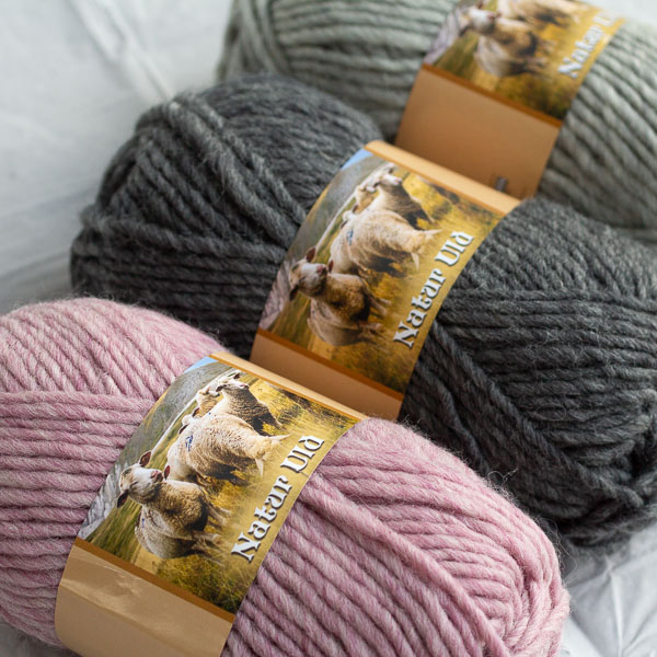 Natur Uld 100g  Hjertegarn