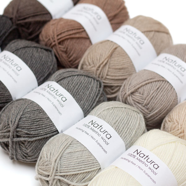 [HNM] Natura Merino wool 50g Hjertegarn