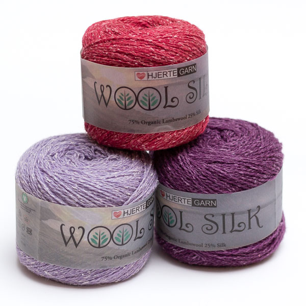 [HWS] Wool Silk 50g Hjertegarn