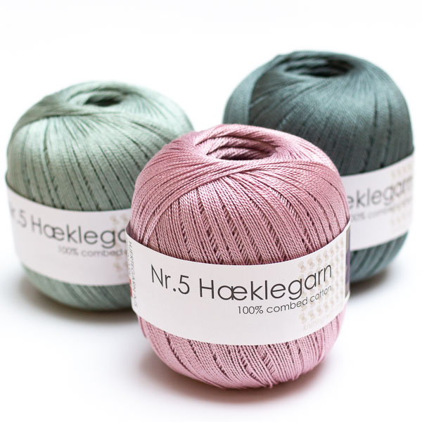 [HH5] Haeklegarn Nr. 5 100g Hjertegarn