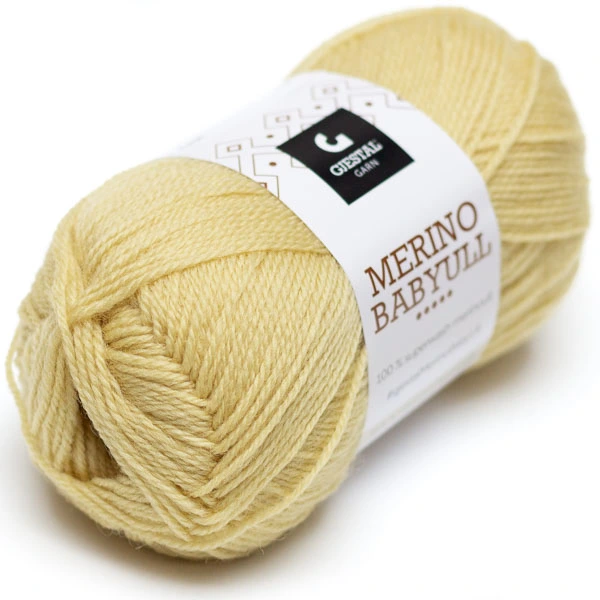 Merino Babyull 50g Gjestal