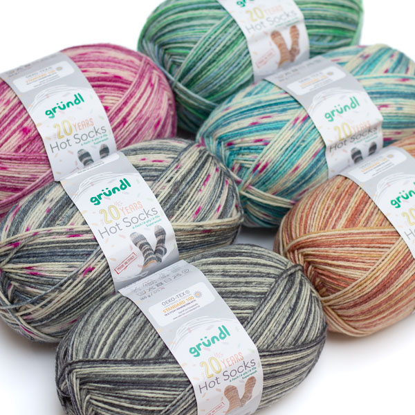 [JUHS20Y] Hot Socks 20 Years 6-ply 150g Gründl