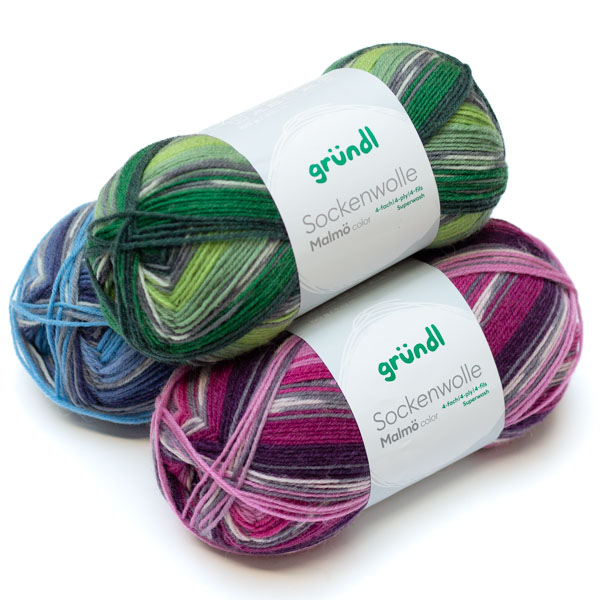 Malmö Sockenwolle 4-fach 100g Gründl