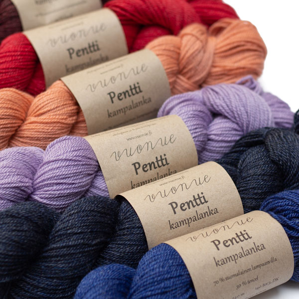 Pentti kampalanka värjätty 100g Vuonue