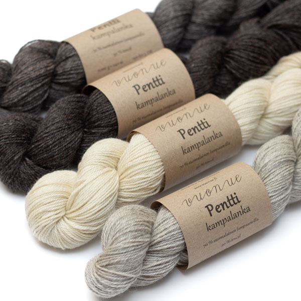 Pentti kampalanka värjäämätön 100g Vuonue