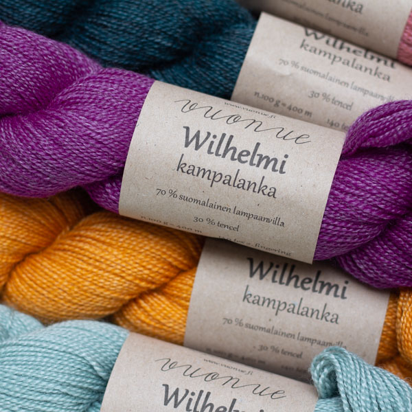 Wilhelmi kampalanka värjätty 100g Vuonue
