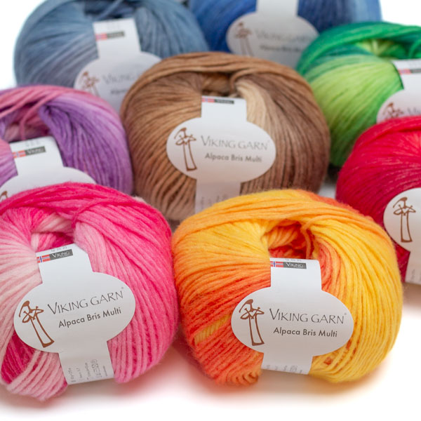 Alpaca Bris Multi 100g Viking Garn