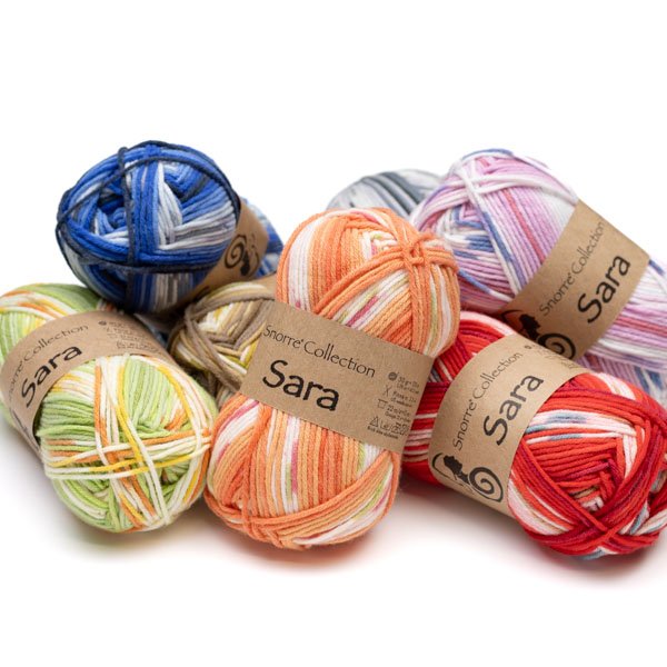 Sara Multi 50g Viking Garn