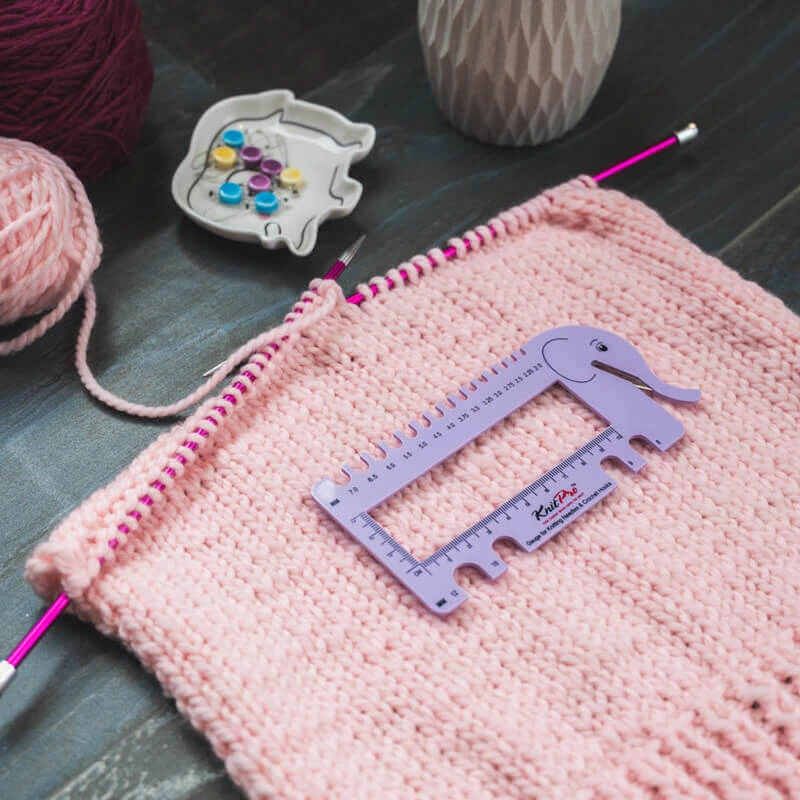 [QMITTANORSU] Puikko-/koukkumitta norsu  KnitPro