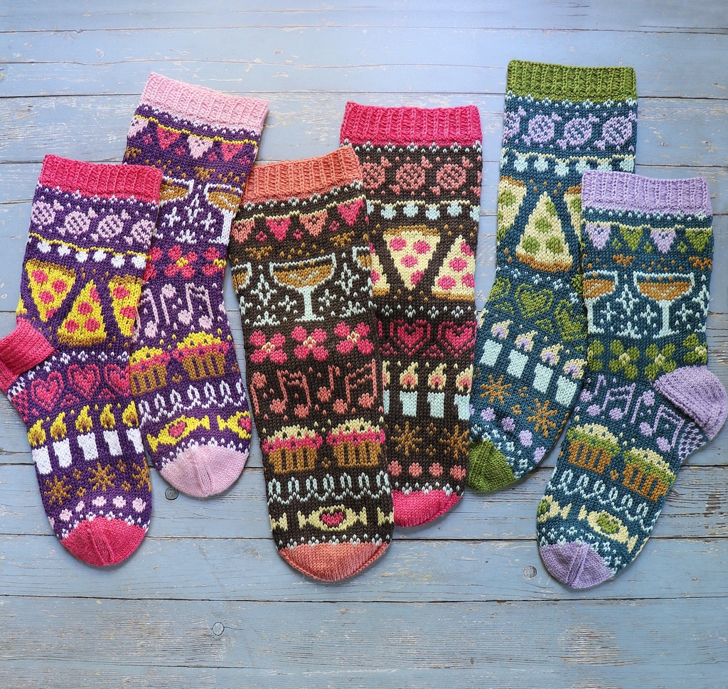 Viikonloppu-sukat lankapaketti Armonia